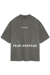 "FEAR AVERAGE" OVERSIZED TEE